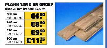 Bouwcenter Frans Vlaeminck Plank Tand En Groef aanbieding
