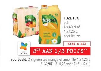 Spar Fuze Tea aanbieding