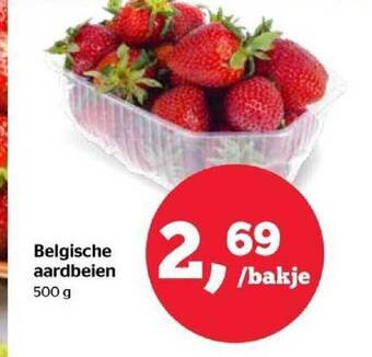 Spar Belgische Aardbeien aanbieding