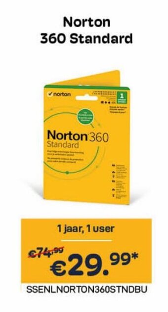 CompuDeals Norton 360 Standard aanbieding