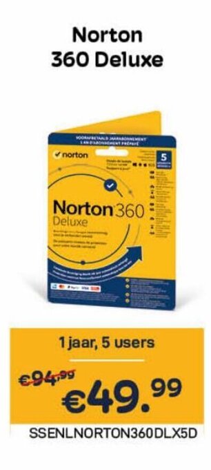 CompuDeals Norton 360 Deluxe aanbieding