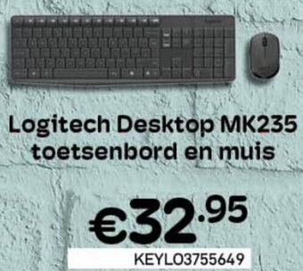 CompuDeals Logitech Desktop MK235 toetsenbord en muis aanbieding