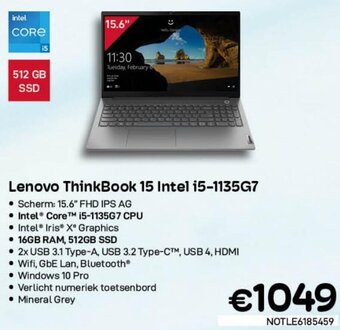 Lenovo ThinkBook 15 Intel i5-1135G7