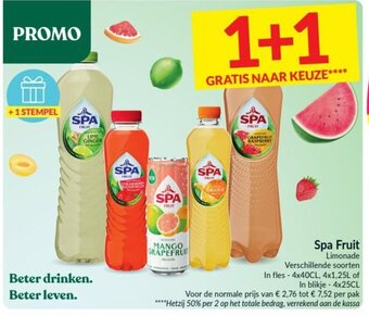 Intermarché Spa Fruit aanbieding