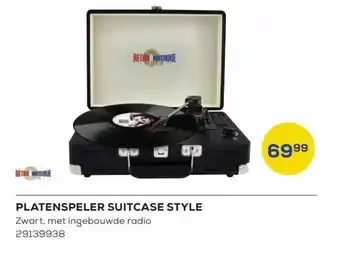 Platenspeler Suitcase Style