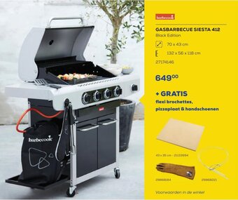 Supra Bazar Gasbarbecue Siesta 412 aanbieding