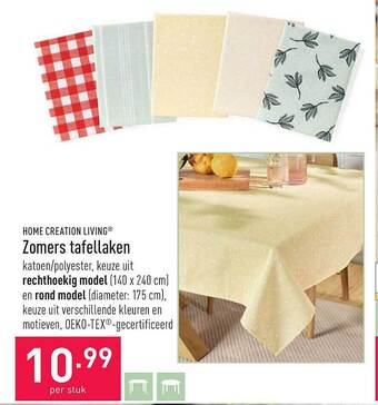 ALDI Zomers Tafellaken aanbieding