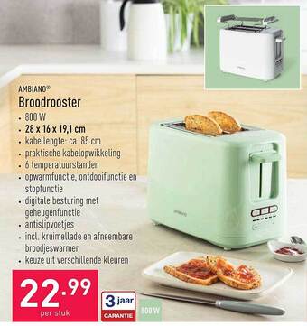 ALDI Broodrooster aanbieding