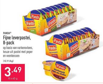 ALDI Fijne Leverpastei, 8pack aanbieding