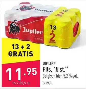 ALDI Jupiler Pils, 15 St aanbieding