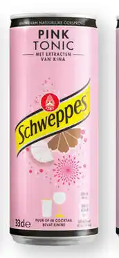 BelBev Schweppes Pink Tonic 6x33 cl aanbieding