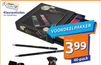 Kleurpotloden 46-pack