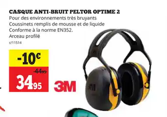 Casque Anti-Bruit Peltor Optime 2