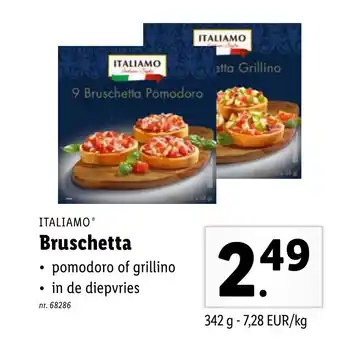 Lidl Italiamo Bruschetta 342 g aanbieding