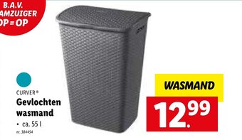 Lidl Gevlochten wasmand aanbieding