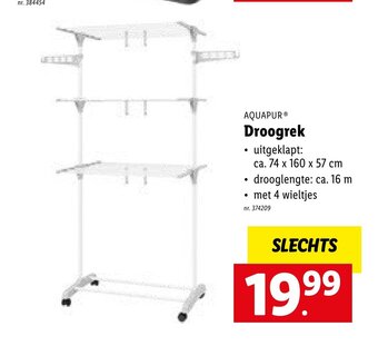 Lidl Droogrek aanbieding