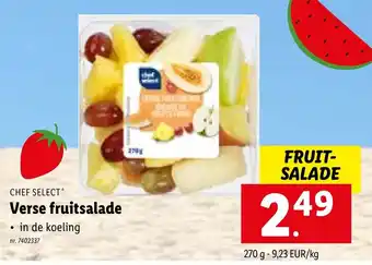 Lidl Chef Select Verse Fruitsalade aanbieding