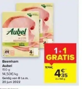 Carrefour Aubel Beenham 150g aanbieding