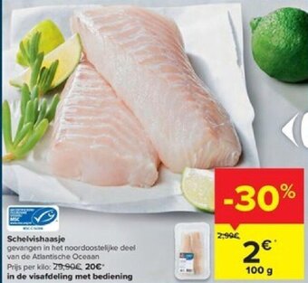 Carrefour Schelvishaasje aanbieding