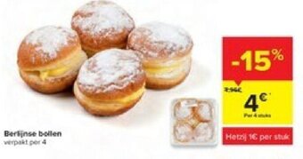 Carrefour Berlijnse Bollen aanbieding