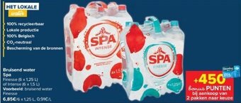 Carrefour Spa Bruisend Water aanbieding