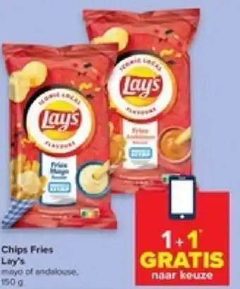 Carrefour Lay's Chips Fries aanbieding