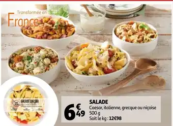 Auchan Salade 500g aanbieding