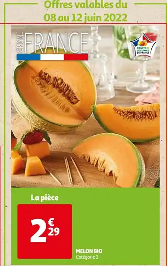 Auchan Melon Bio La piece aanbieding