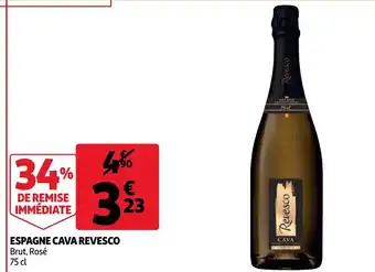 Auchan Espagne Cava Revesco 75cl aanbieding