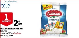 Mozzarella Galbani 3 x 125g