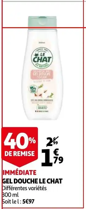 Auchan Gel Douche Le Chat 800 ml aanbieding