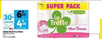 Auchan Papier Toilette Le Trefle aanbieding