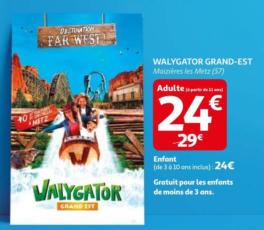 Walygator GrandEst promotie bij Auchan Walygator GrandEst promotie bij Auchan