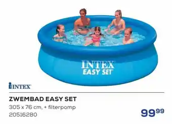 Supra Bazar Intex Zwembad Easy Set aanbieding