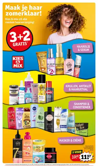 Kruidvat Kies & mix uit alle merken haarverzorging aanbieding