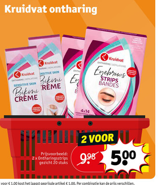 Kruidvat Ontharing aanbieding