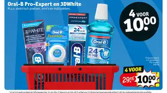 Kruidvat Oral-b pro-expert en 3Dwhite aanbieding