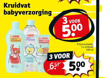 Kruidvat Babyverzorging aanbieding