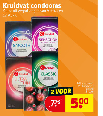 Kruidvat Condooms aanbieding