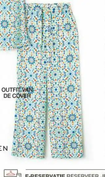 Damart Climatyl Pull-On Broek Met Mozaiekprint 42010 aanbieding