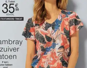 Damart T-Shirt in Getextureerd Tricot aanbieding