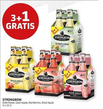 BelBev Strongbow aanbieding