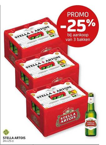 BelBev Stella Artois aanbieding