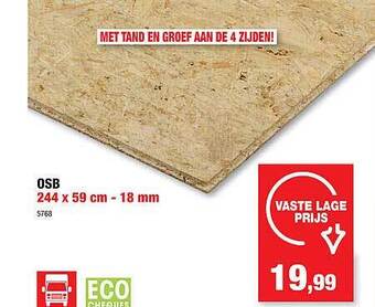 Hubo Osb aanbieding