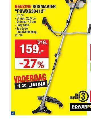 Hubo Benzine Bosmaaier aanbieding