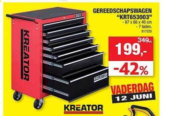 Hubo Gereedschapswagen aanbieding