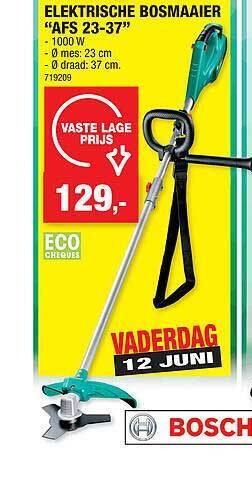 Hubo Elektrische Bosmaaier aanbieding