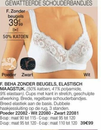 Damart Beha Zonder Beugels, Elastisch Maagstuk aanbieding