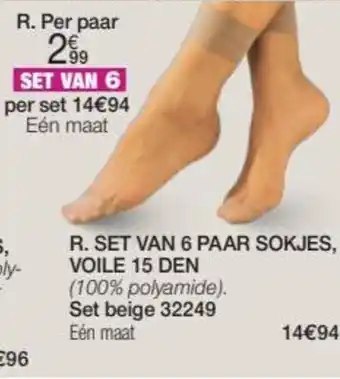 Sokjes Voile 15 Den