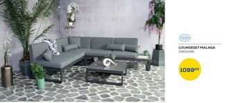 Supra Bazar Loungeset Malaga aanbieding